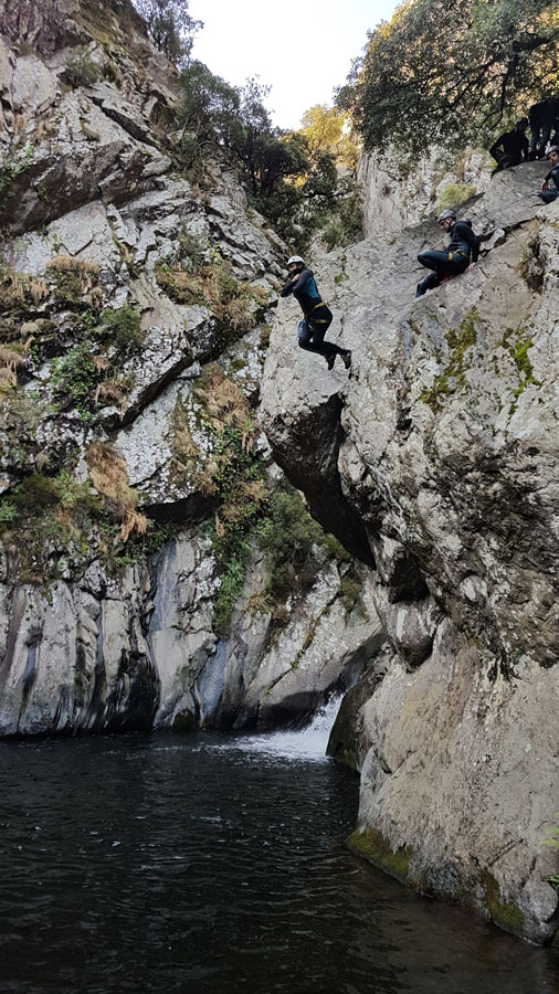 canyon du yek dans les pyrénées orientales