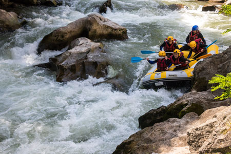 rafting dans l'aude