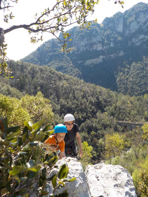 via ferrata dans l'Aude