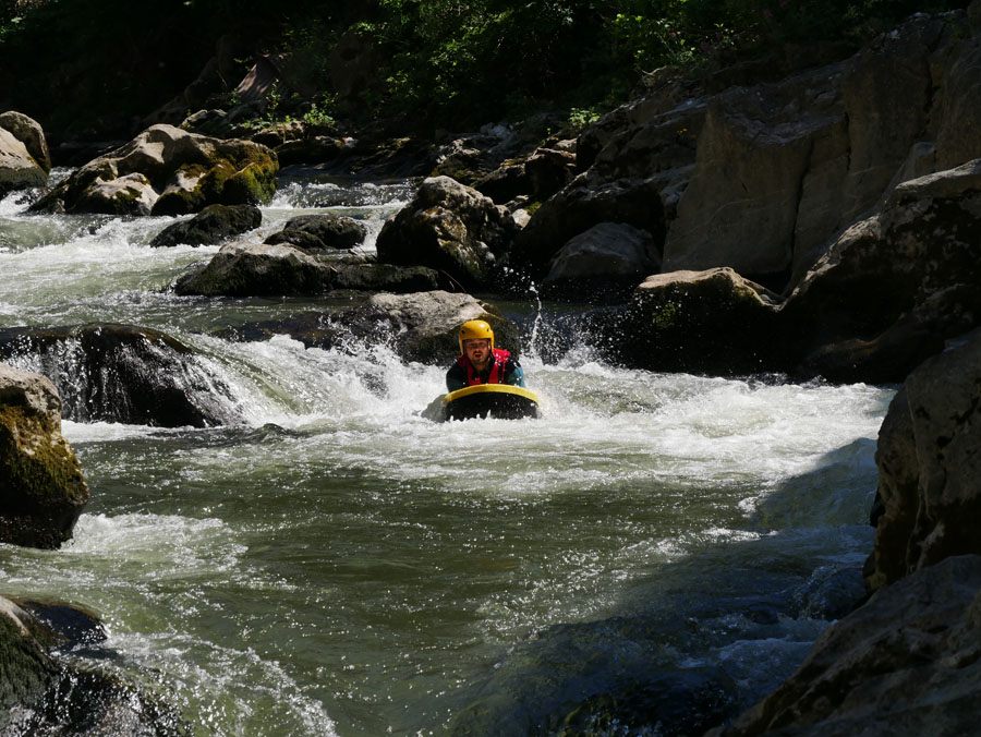 hydrospeed dans les gorges de pierre lys