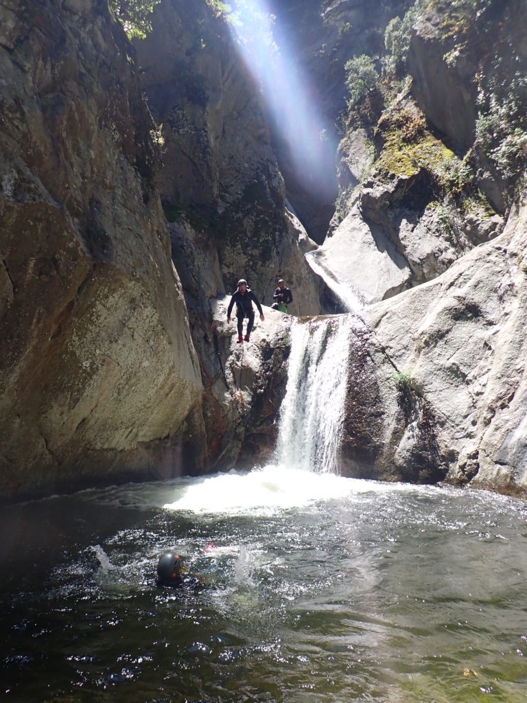 saut en canyon