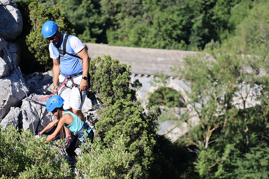 via ferrata dans l'aude