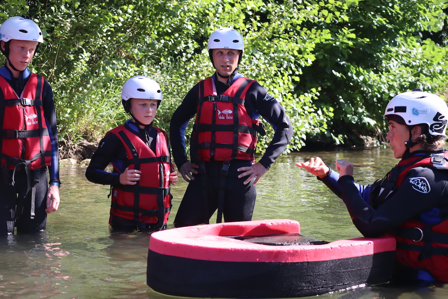 Hydrospeed en famille avec les enfants