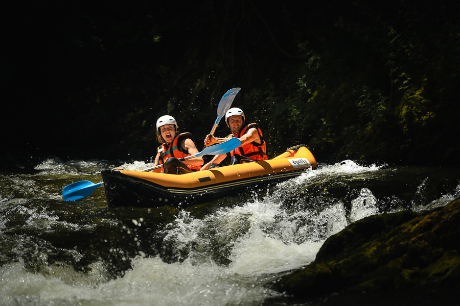 canoe sportif sur l'auded