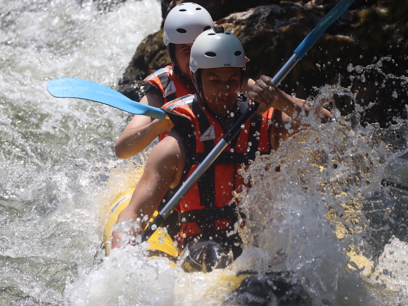 canoe sportif sur l'aude