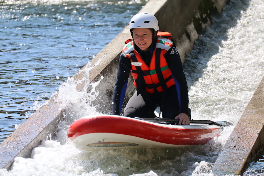 paddle river dans l'aude a quillan