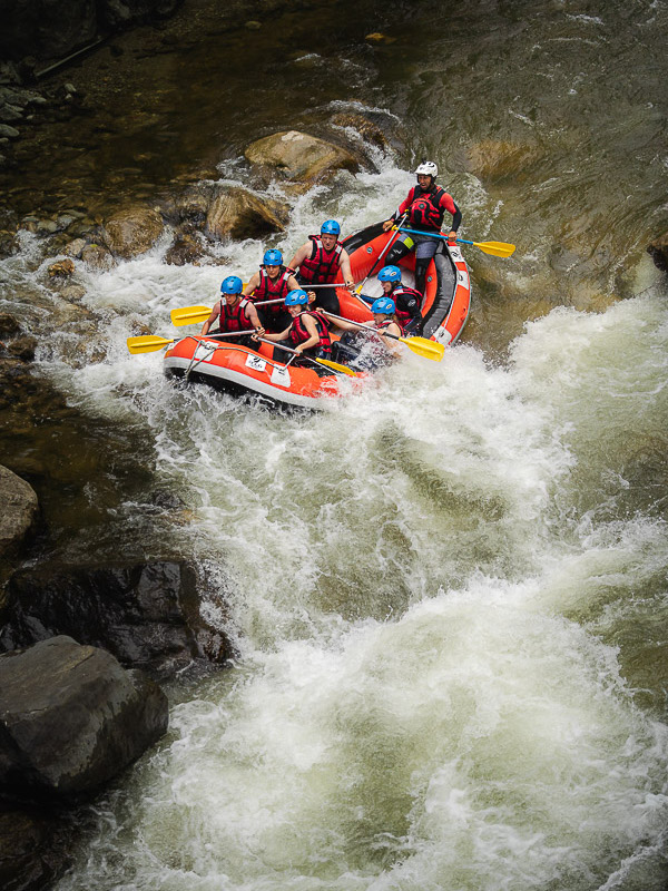 Descente de rivière en rafting proche de Perpignan