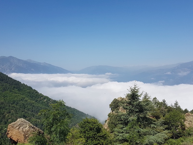 avec le majestueux Canigou en toile de fond, une journée d'aventure vous attends dans le canyon de la Lliteria