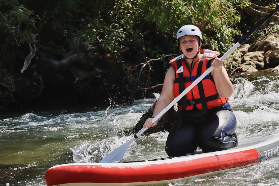 paddle river dans l'aude a quillan