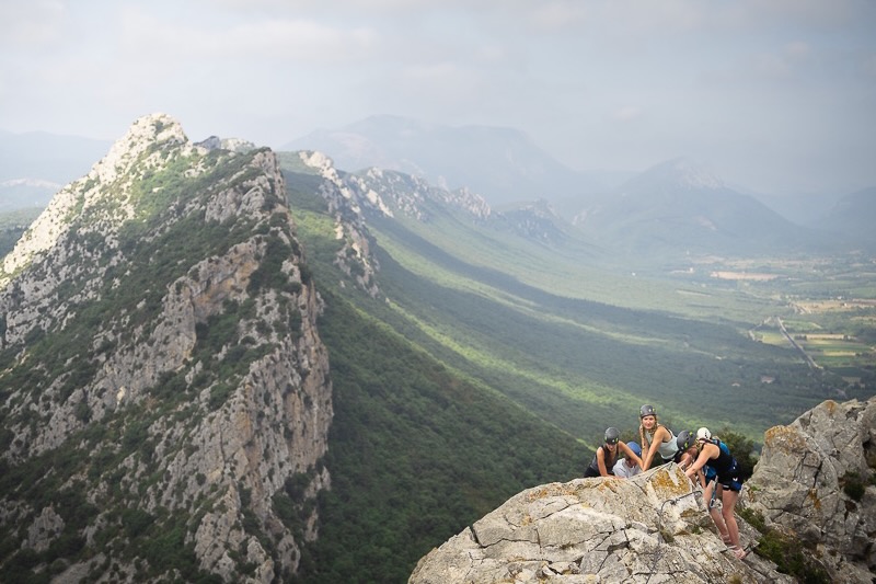 via ferrata en entreprise