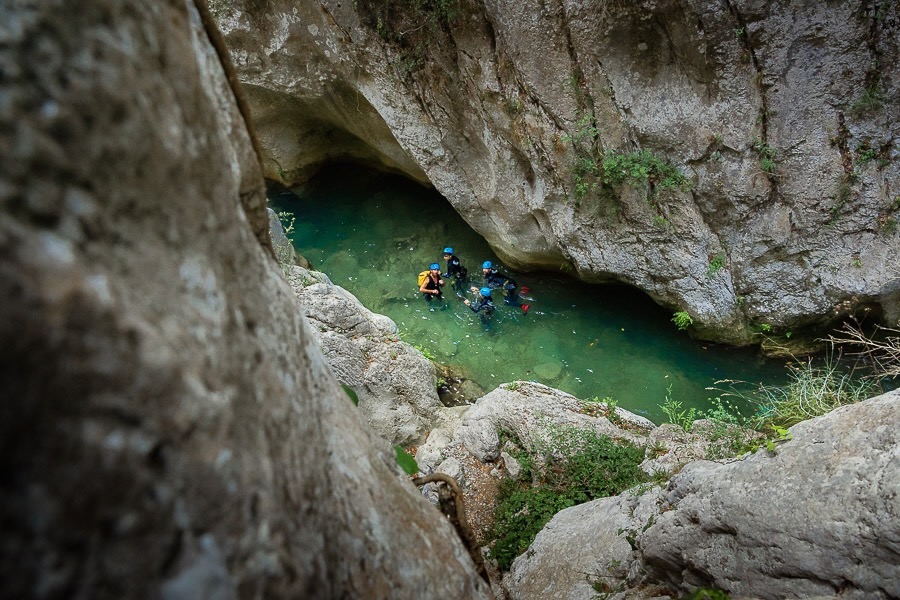 canyoning ermitage english people