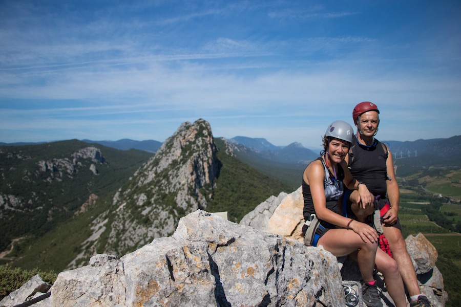 Aventure en famille dans les Pyrénées-Orientales à la via ferrata Pichona à Saint-Paul-de-Fenouillet